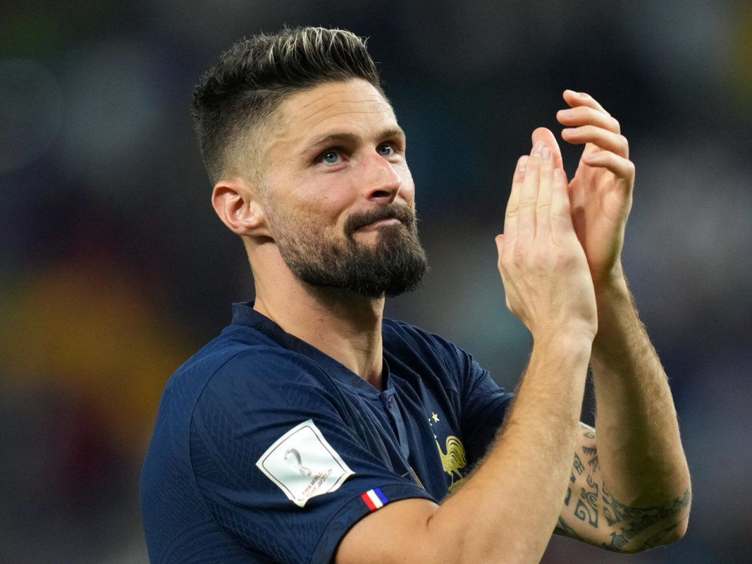 Olivier Giroud barbershop Mondiali Calcio