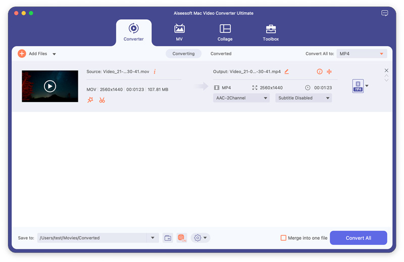 Aiseesoft Mac Video Converter Ultimate Para macOS 3