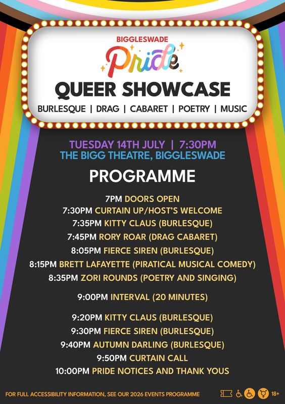 Queer Showcase 2026 Programme