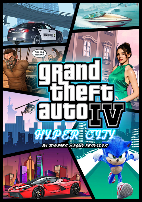 GTA 4 / Grand Theft Auto IV:  Hyper City + GEO RADIO  |  Portable