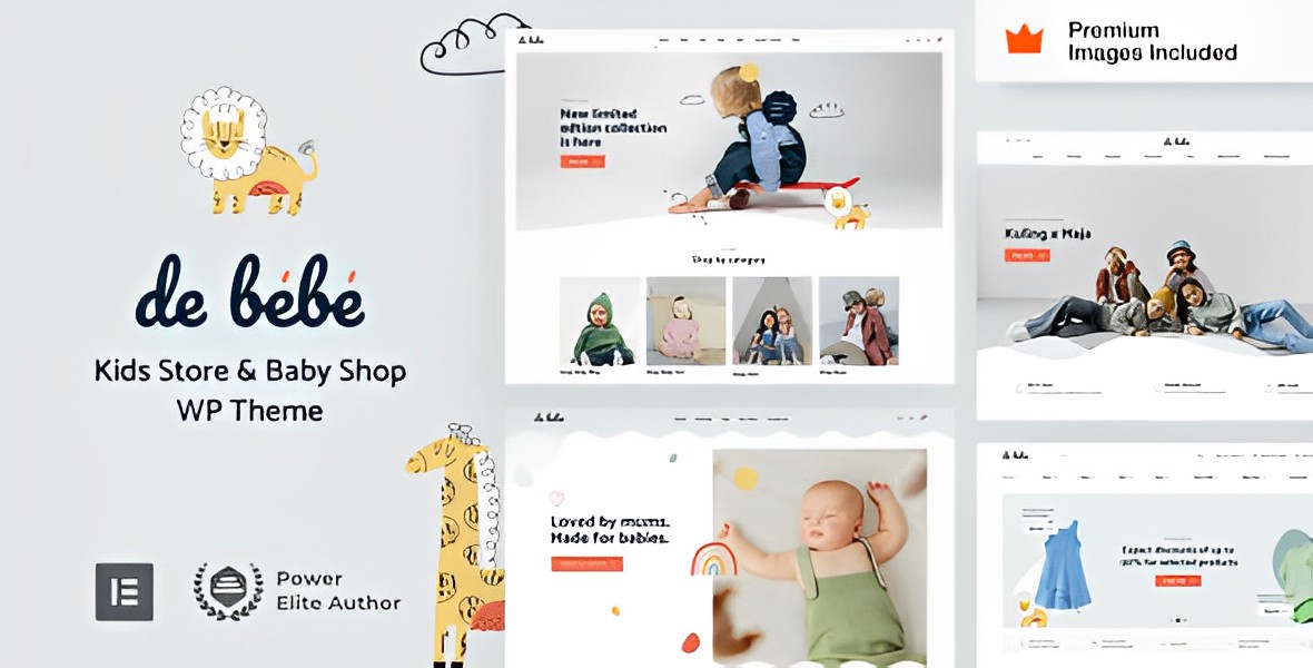 Debebe – Baby Shop And Children Kids Store WordPress Theme