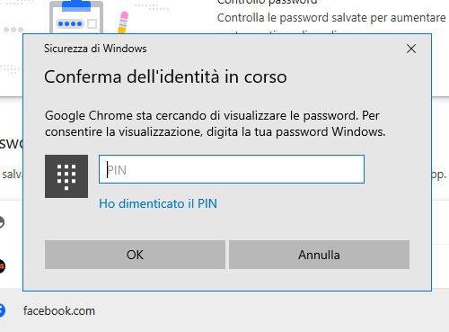 pin in altri browser