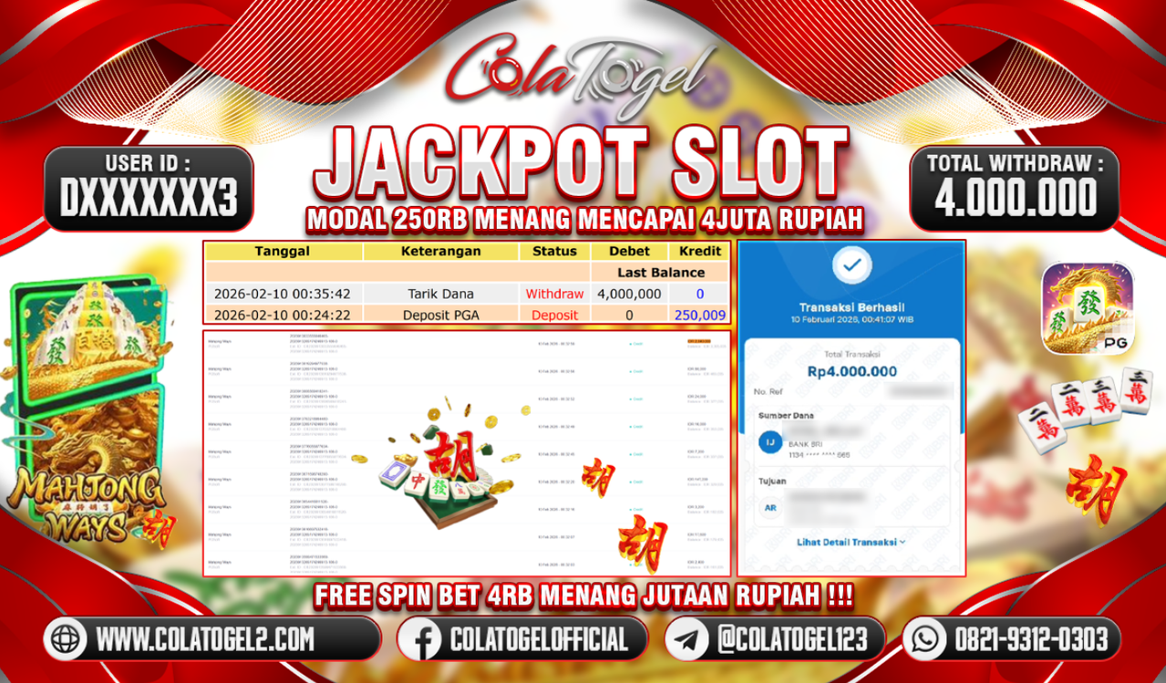 JACKPOT SLOT GACORR!!