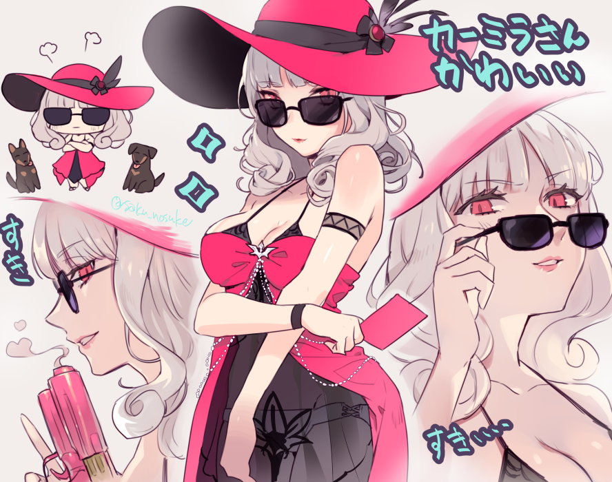 carmilla-and-carmilla-fate-grand-order-and-etc-drawn-by-saku-n