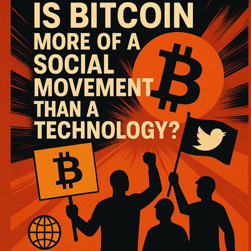 Is Bitcoin more of a social movement than a technology?