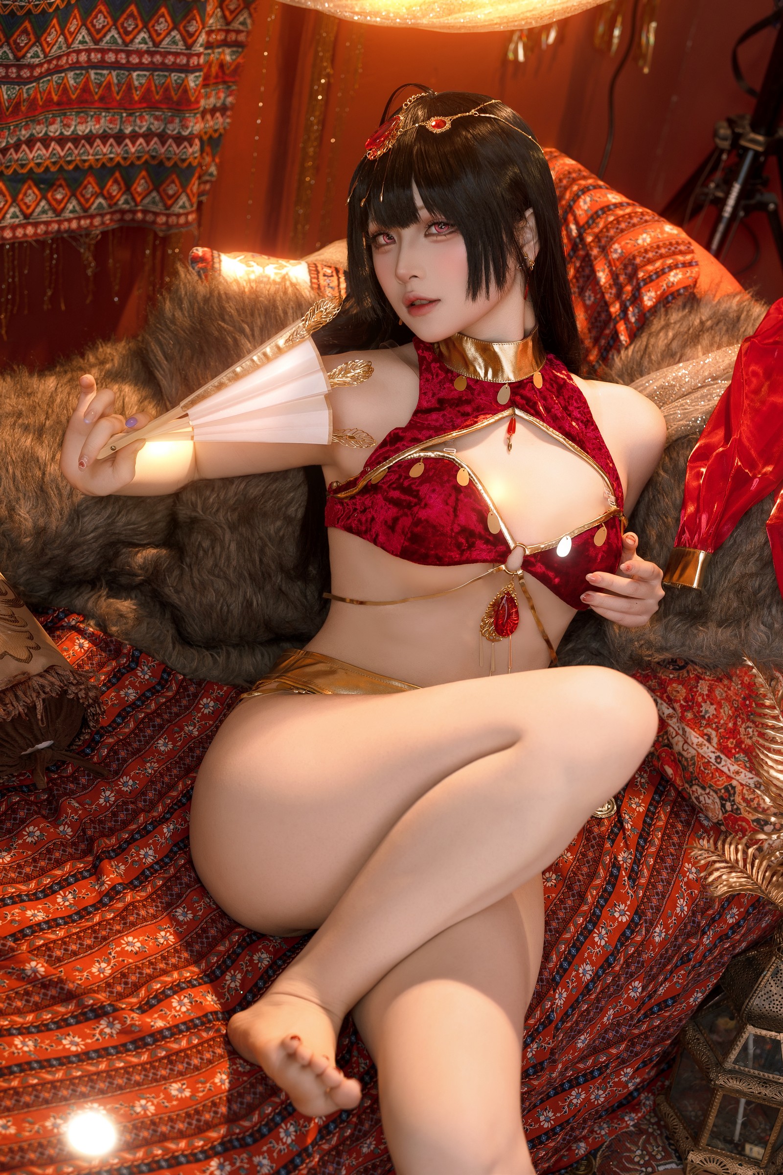 屿鱼 Yuyu 大凤 舞娘 新年特典 Cosplay 写真集（50P｜449MB）插图