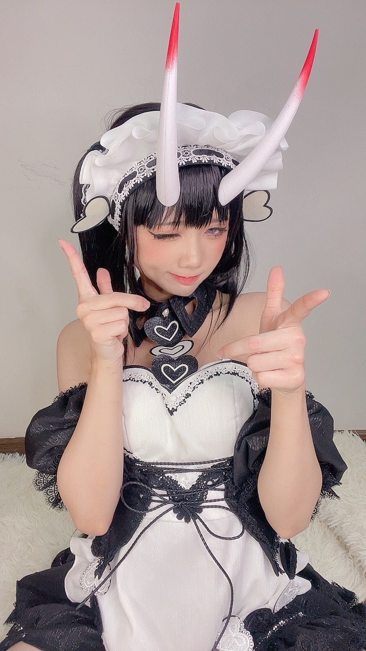 PoppaChan Noshiro Maid Cosplay (Azur Lane) – 117 Photos 11 Videos 408MB插图8
