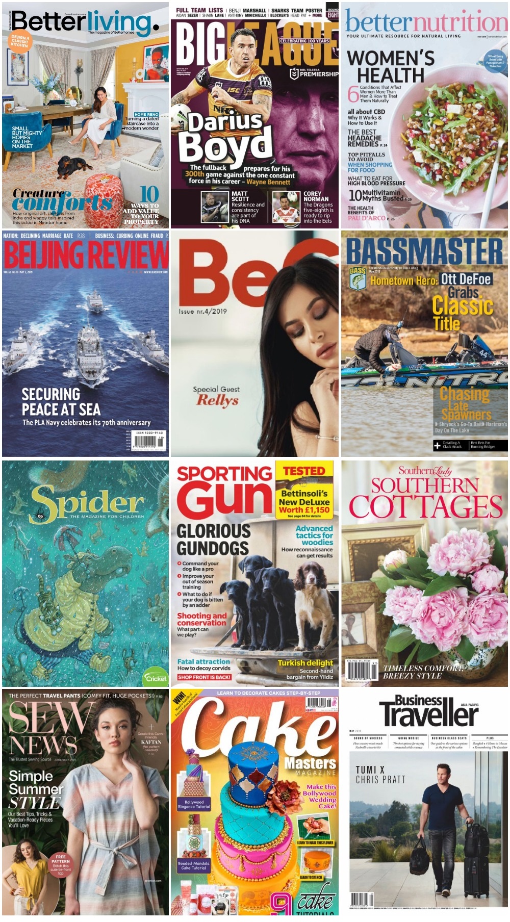 50 Assorted Magazines - May 08 2019 50 Assorted Magazines - May 08 2019