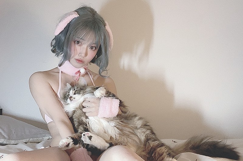 切切Celia 亚丝娜内衣 Asuna Cosplay 写真图集 93P插图9