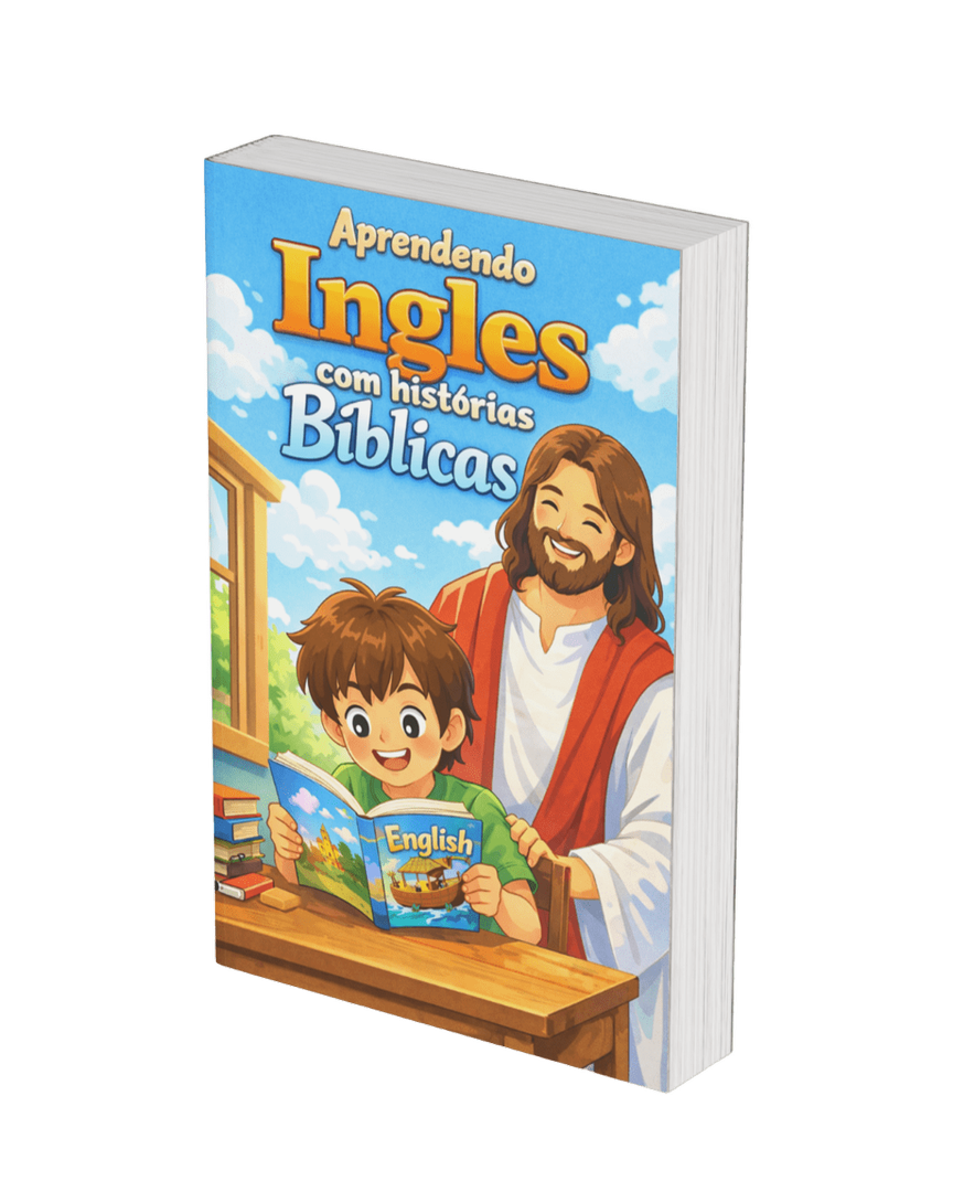 Mockup Aprendendo Inglês com Histórias Bíblicas