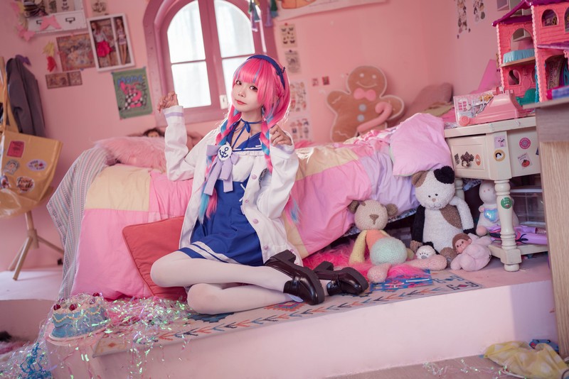 艾西Aiwest 湊阿库娅私服Cosplay写真图集 虚拟主播高清美图 55P (274.4M)插图8
