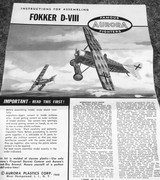 Fokker D8 Instructions page 1