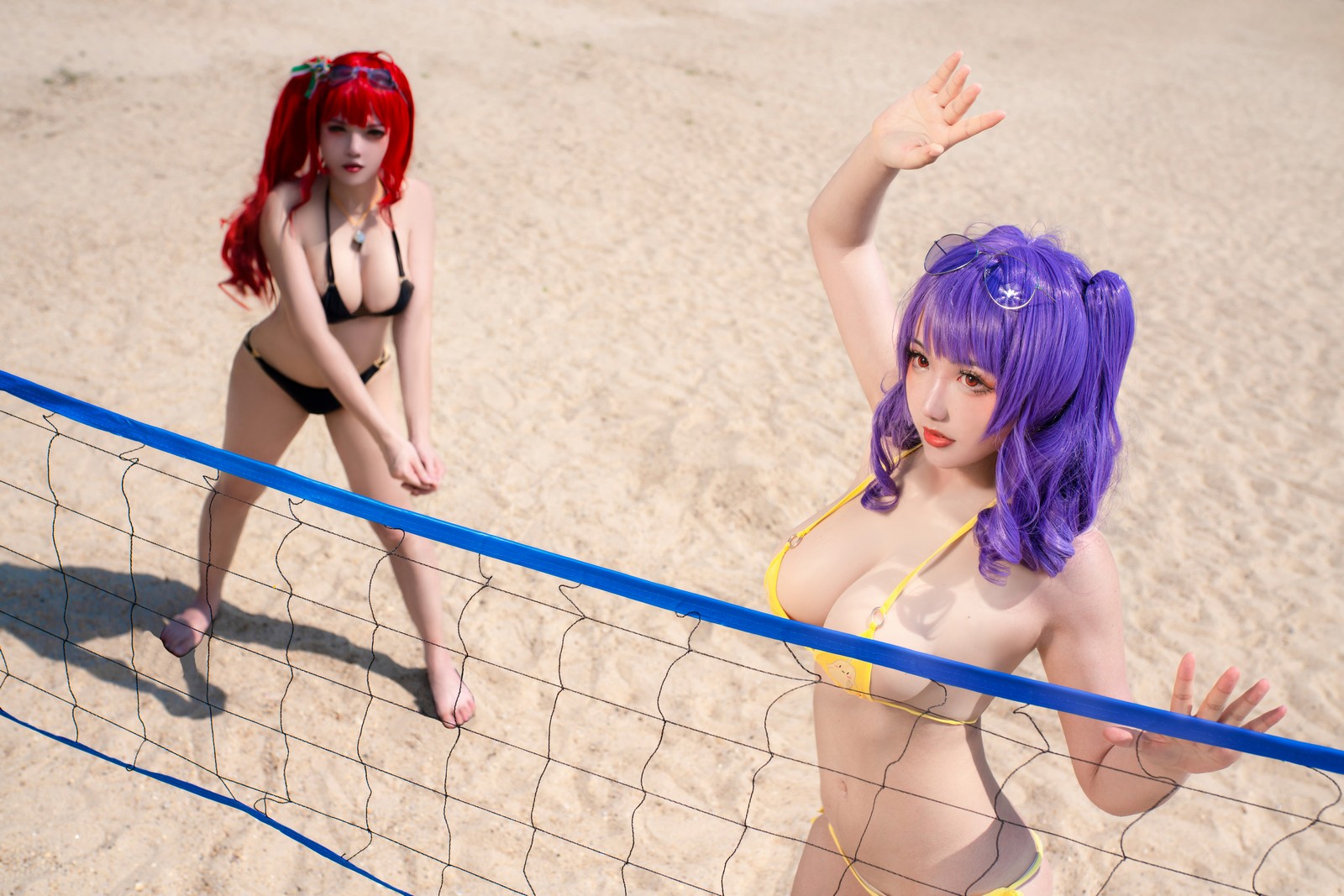 刺青Poi 沙滩排球 Cosplay｜夏日主题 写真合集（含隼隼子）【40P｜667.8MB】插图8