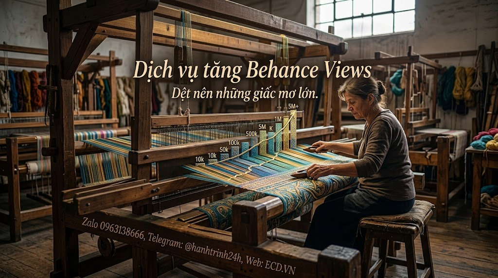 dịch vụ tăng behance views đảm bảo tăng lượt xem
