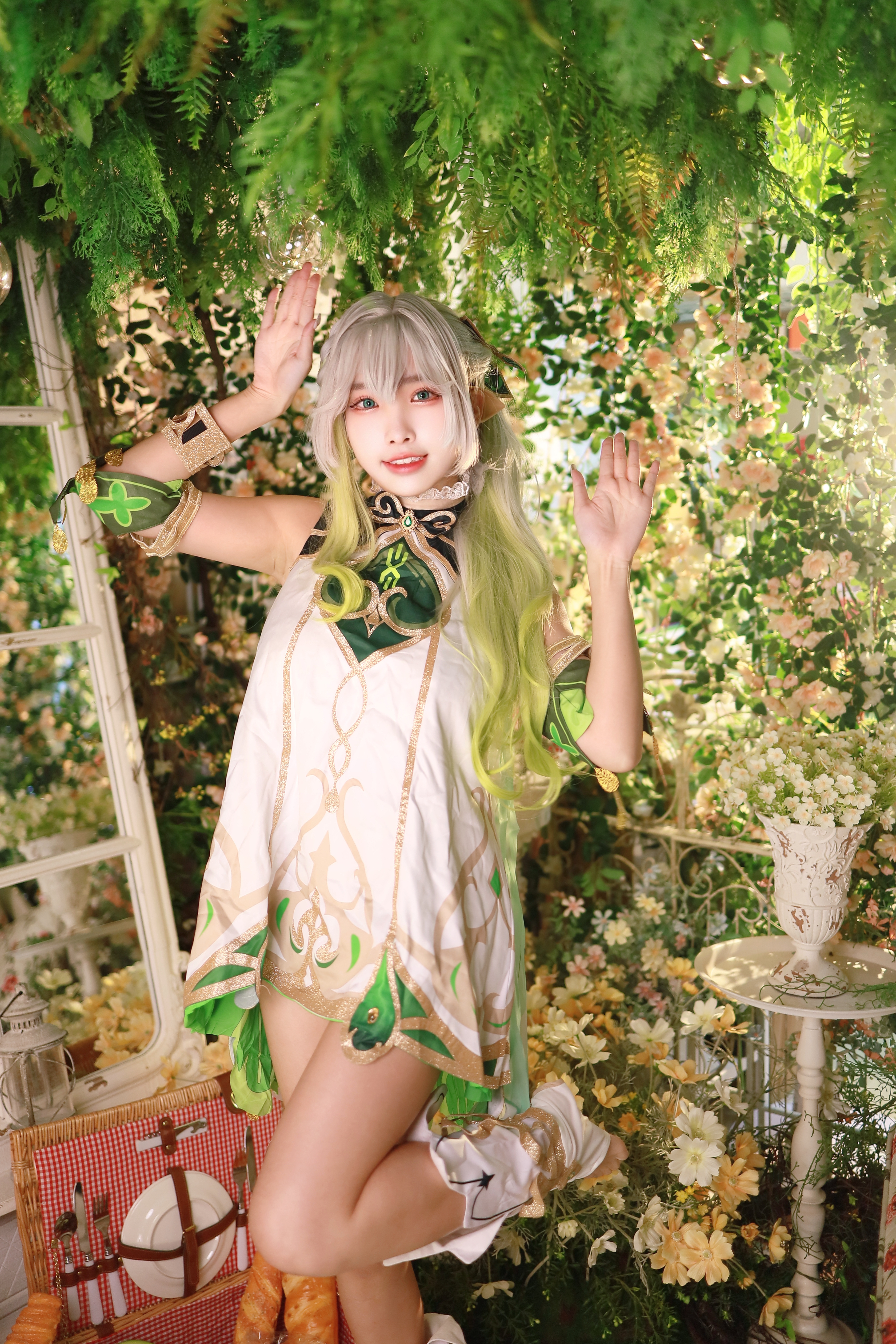 落落Raku 纳西妲 Nahida 原神 Cosplay 写真 53P+1V插图6