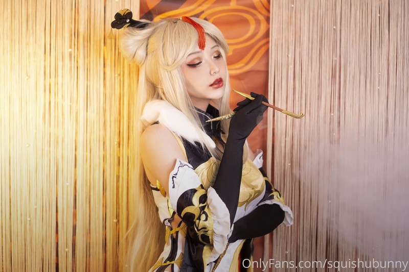 Hana Bunny 凝光 Cosplay写真｜原神 Ningguang 高清图片合集[11P-41.3M]插图3