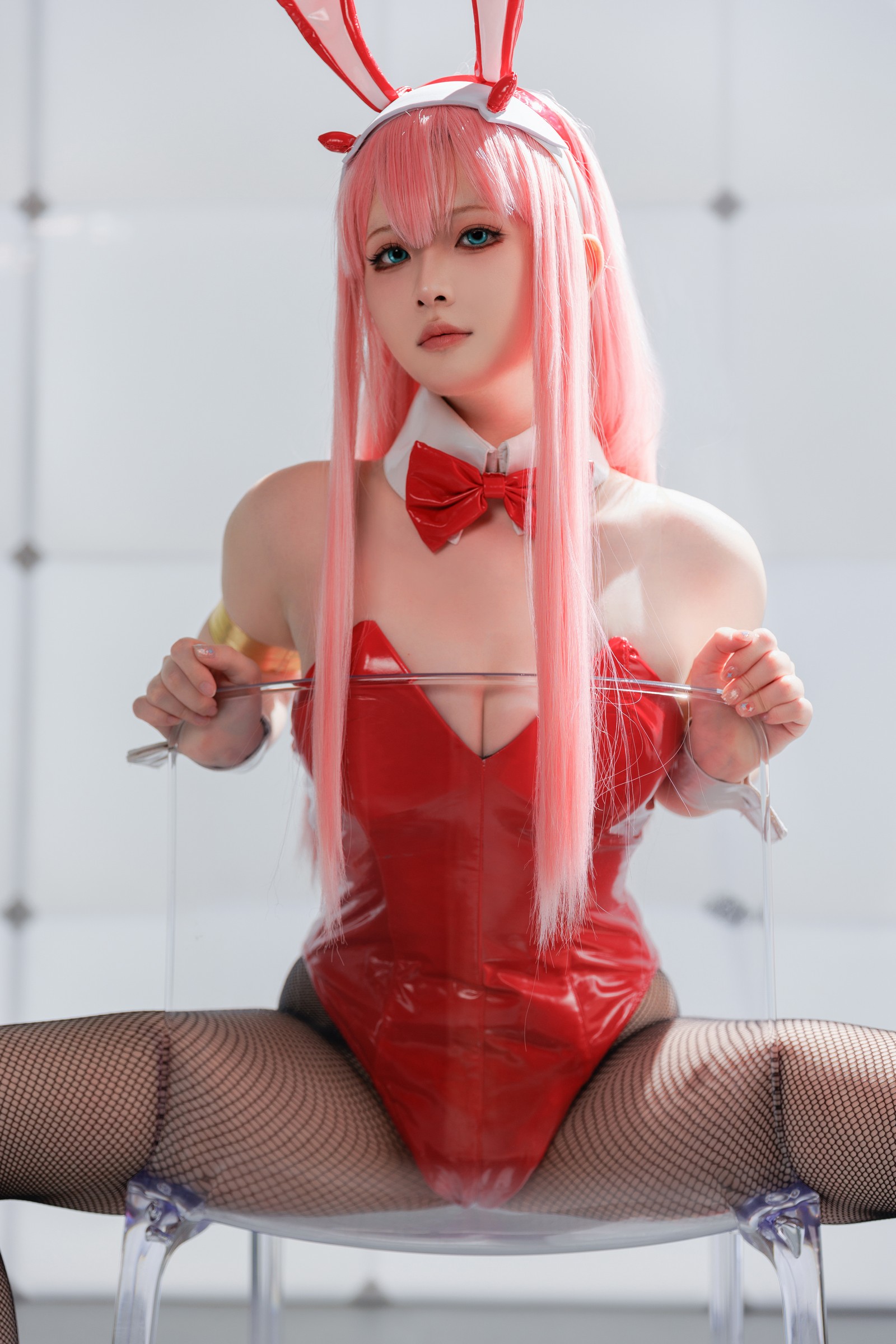 屿鱼 Yuyu Zero Two Cosplay 写真图集｜Darling in the Franxx 高清摄影（39P｜356MB）插图4