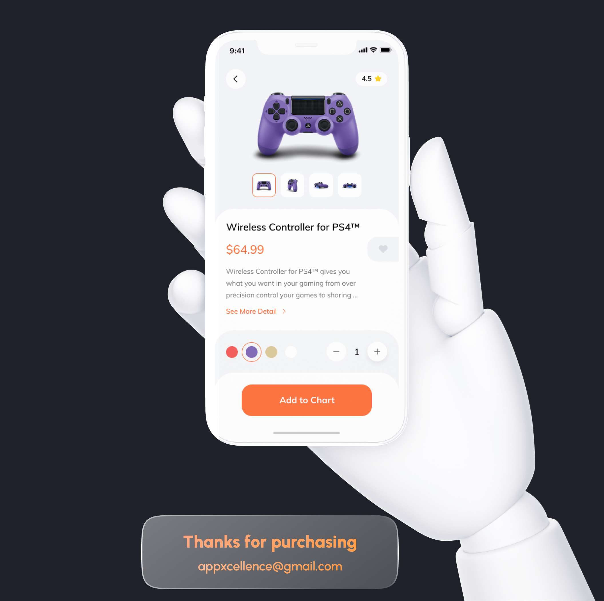ElevateX - Minimal UI Kit for E-commerce React Native CLI