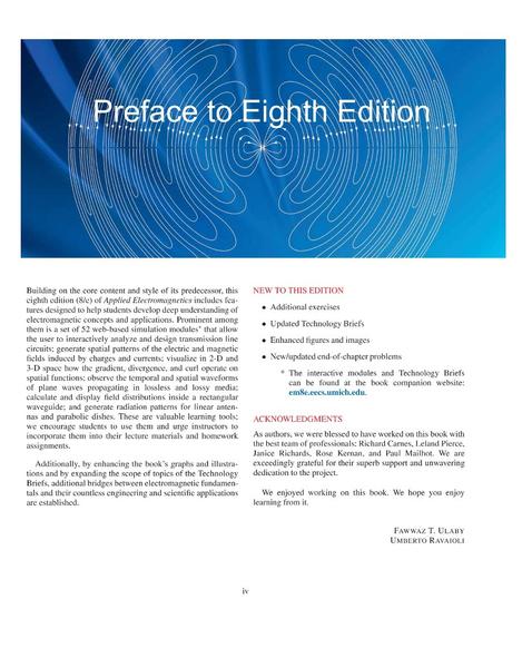 Pearson EText For Fundamentals Of Applied Electromagnetics