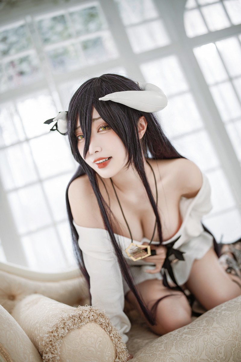 切切Celia 雅儿贝德 Albedo Cosplay Overlord 写真 39P插图2