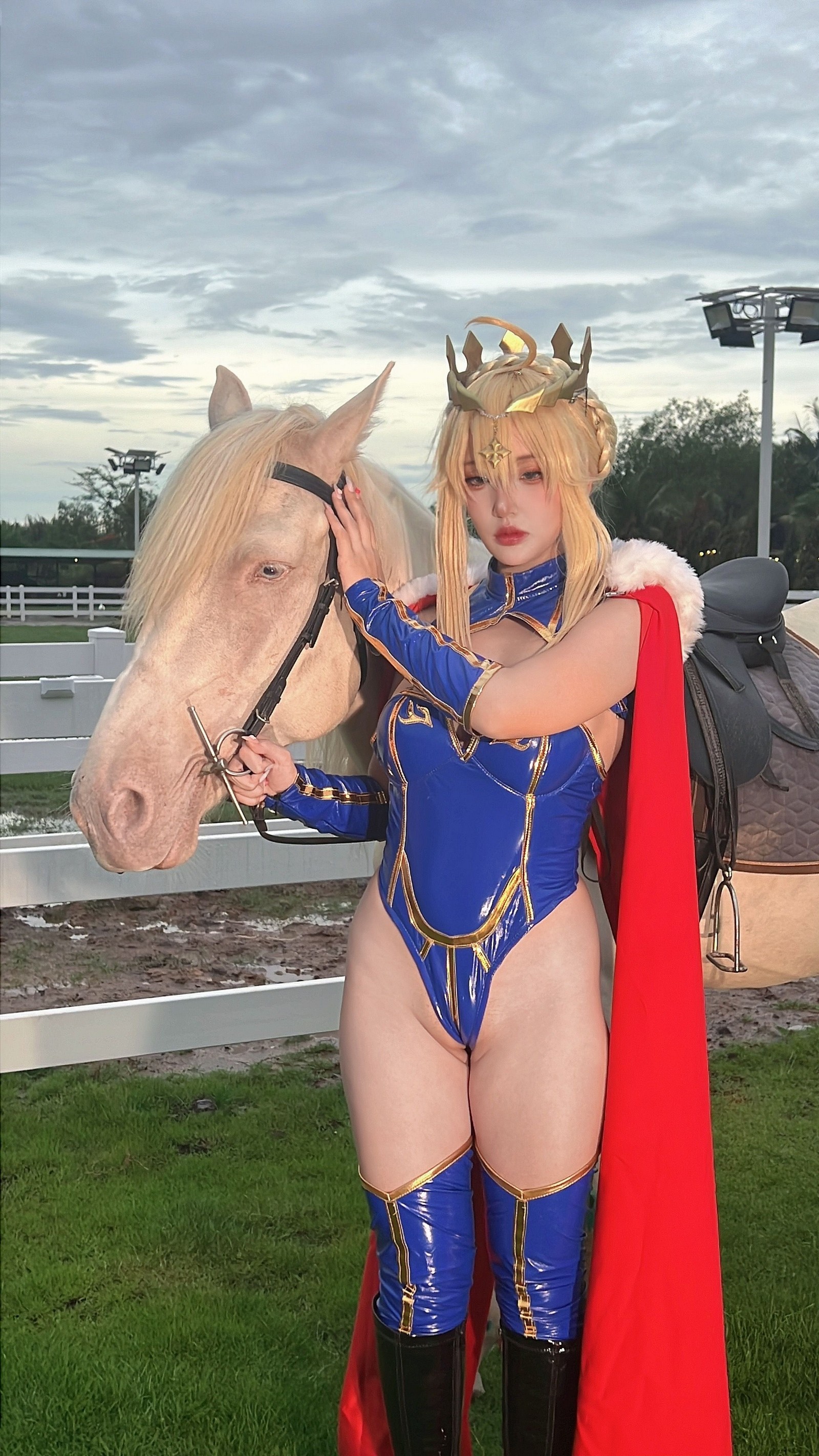 Puy Puy – Artoria Lancer Fate/Grand Order Cosplay 写真+视频（180P+22V-496MB）插图1