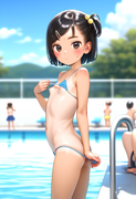 120175415_p5 loli, elementary school student, elementary school girl ⁄ プール開き - なかよし界隈