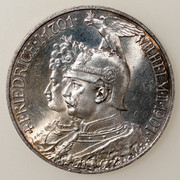 5 marcos Alemania (Prusia) Guillermo II 1901 PAS5202b