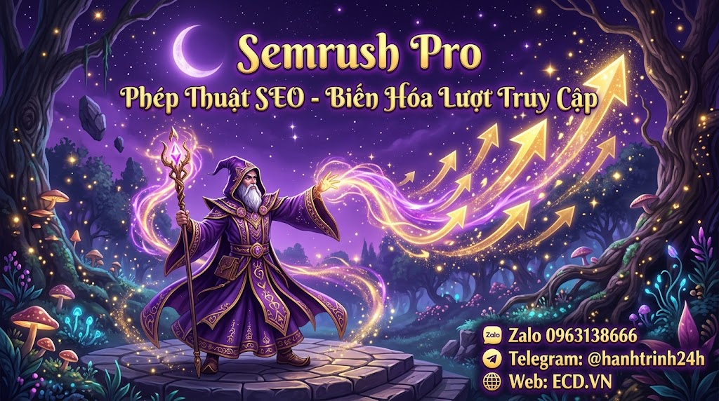 pass lại acc semrush pro