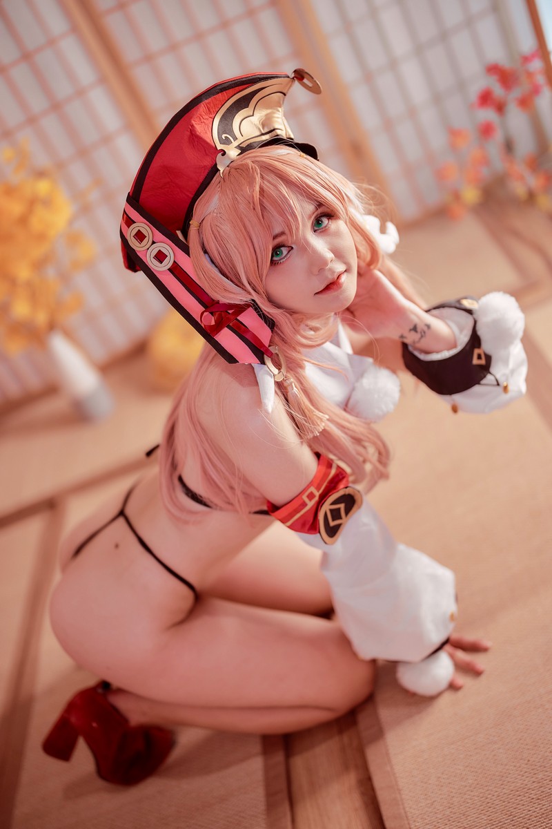 Joyce Lin2x Yanfei Cosplay Genshin Impact 高清图集 33P插图