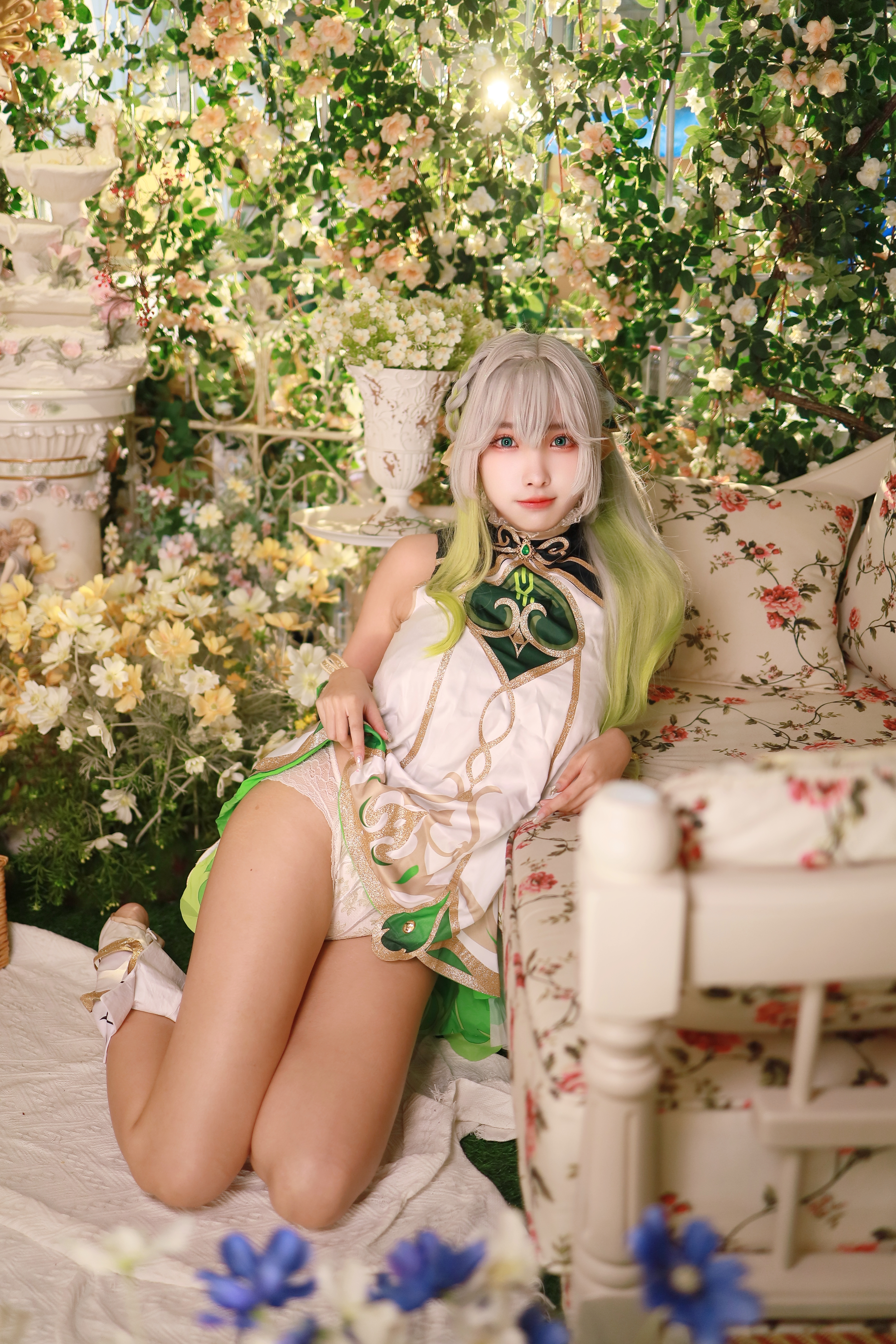 落落Raku 纳西妲 Nahida 原神 Cosplay 写真 53P+1V插图6