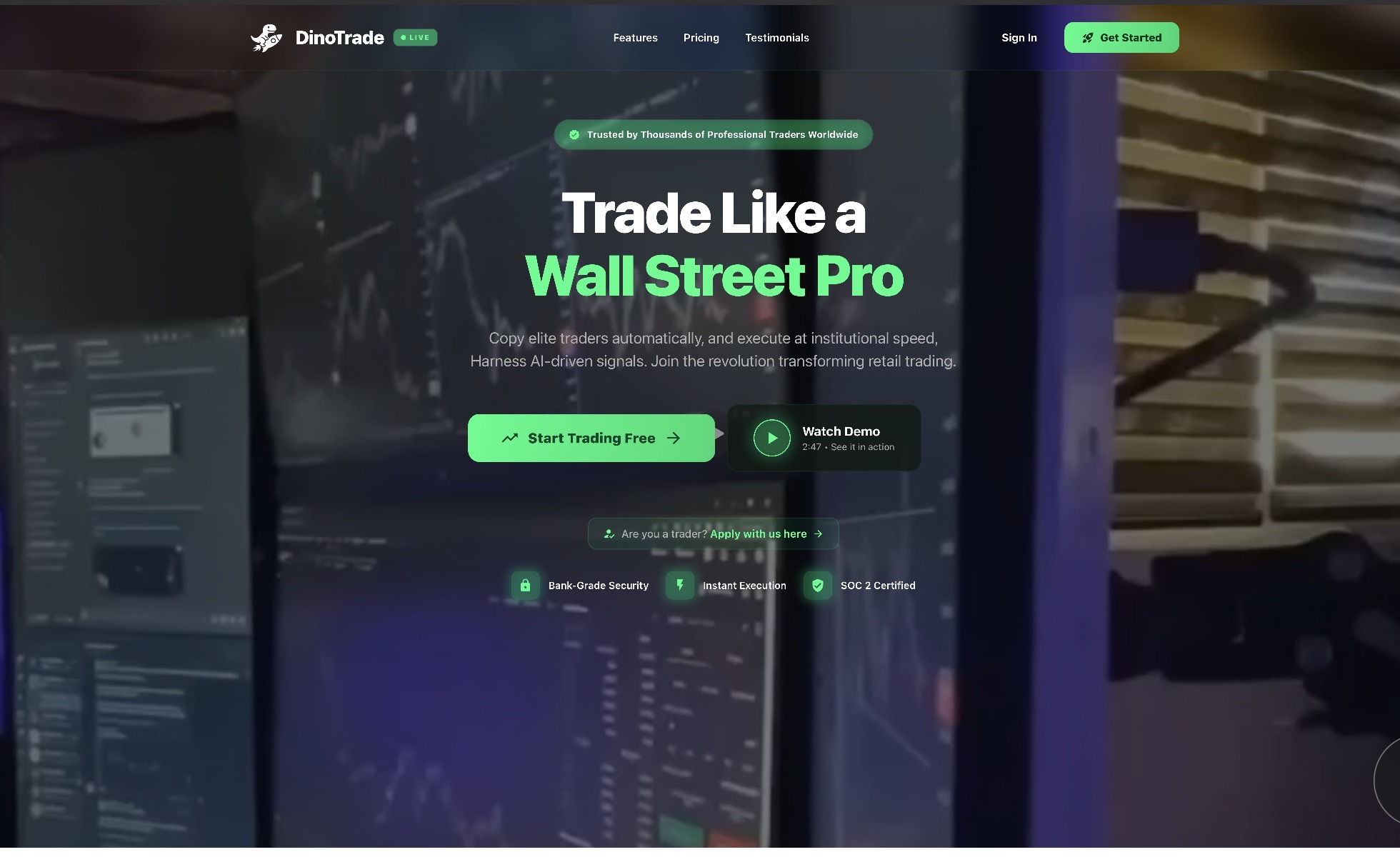 DinoTrade — product screenshot