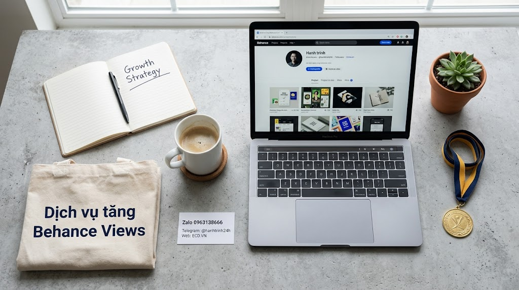 dịch vụ tăng behance views nhanh chóng tăng impression