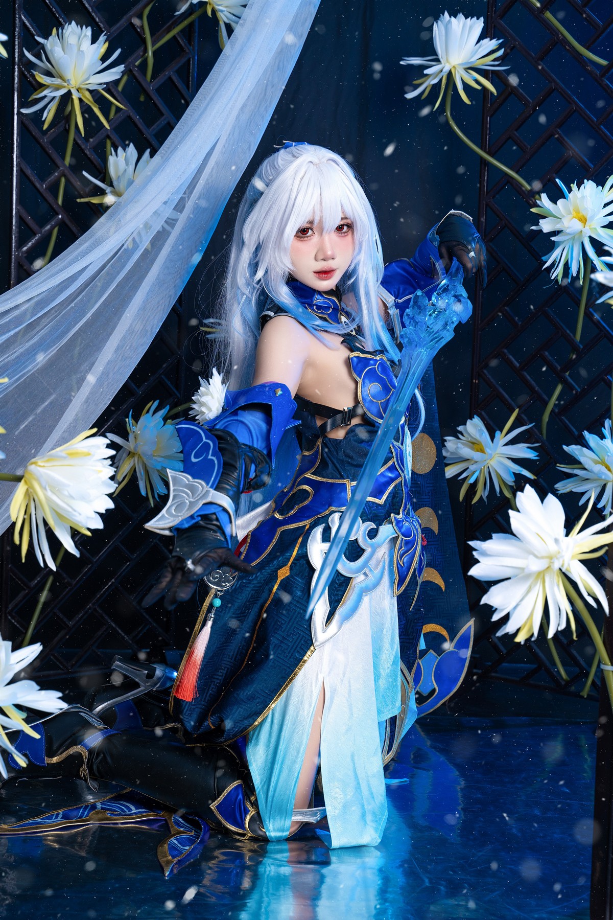 PoppaChan Jingliu Cosplay (Honkai Star Rail) – 40 Photos 344MB插图7
