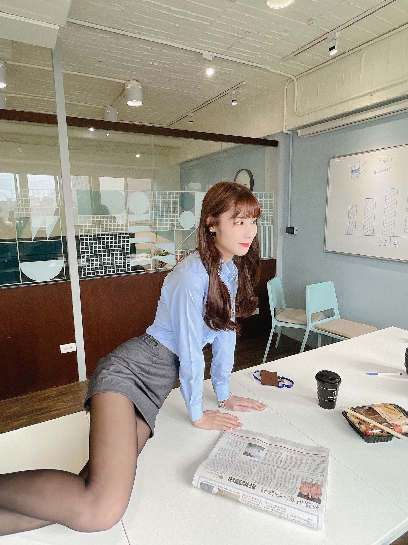 泥泥汝 OL 女郎 B 主题 写真＋视频合集｜高人气职业风作品（350P｜12V｜840MB）插图9