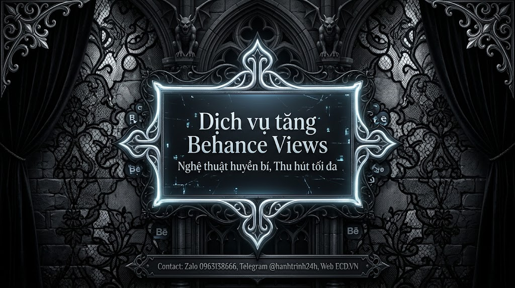 tăng behance views rẻ project behance