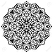 49561966-vector-mandala-détaillée-avec-un-contour-noir-sur-un-fond-blanc-le-détail-de-conception-ron