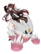 Hu-Tao-and-Gengar-(Shiny)