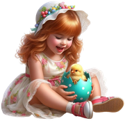 EasterGirl&Chick3AImadeByLoriM3-24