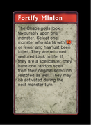DUN116 - Fortify minion
