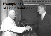 Pope masonic handshake