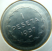1 peseta de 1937. Euskadi. Guerra Civil (1936-39). P1180605