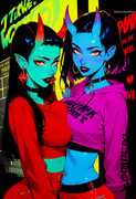 20241026 demon girls street fashion