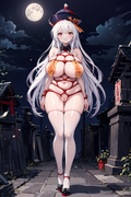 05062-2318060256-1girl-mature-female-solo-huge-breasts-sagging-breasts-jiangshi-no-bra-cleavage