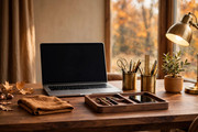 11 Beautiful Fall Desk Organization Ideas
