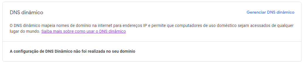 DDNS do Google