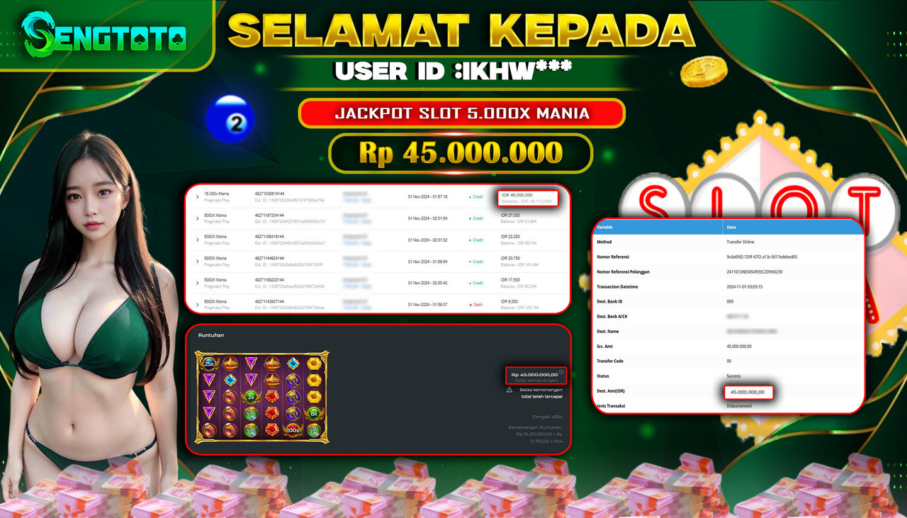 BUKTI PEMBAYARAN SLOT 5000X MANIA