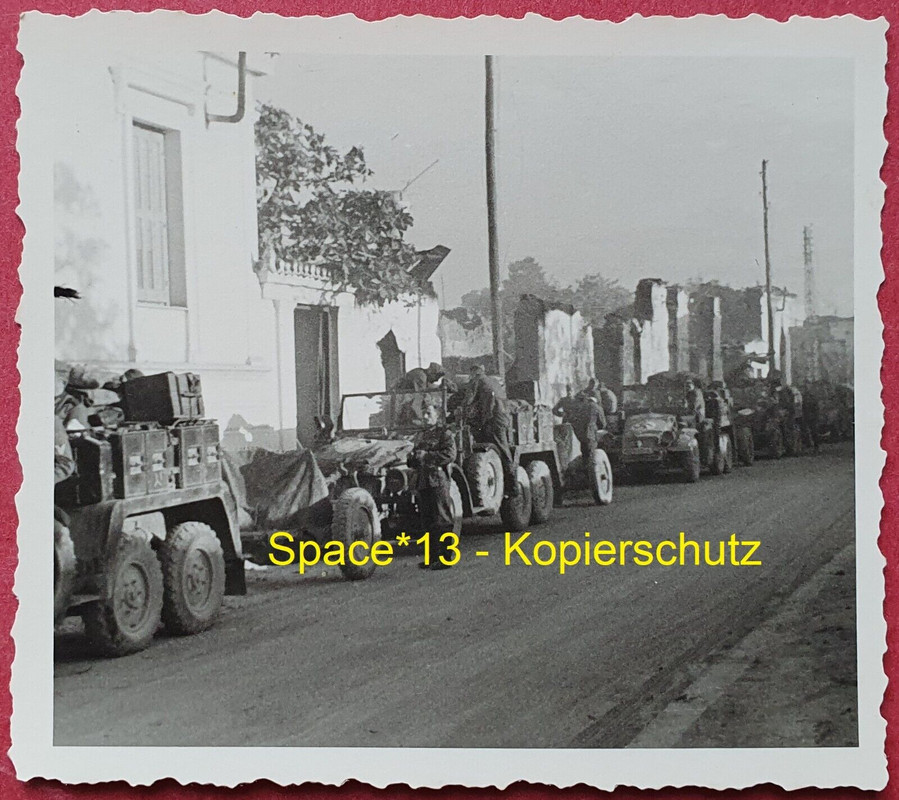 Foto Soldaten & Kübelwagen in Larisa  Thessalien Griechenland 1941 Wehrmacht WH