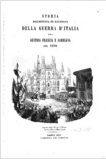 AA.VV. - Storia documentata ed illustrata della guerra d'Italia tra Austria, Francia e Sardegna nel 1859 (1859)
