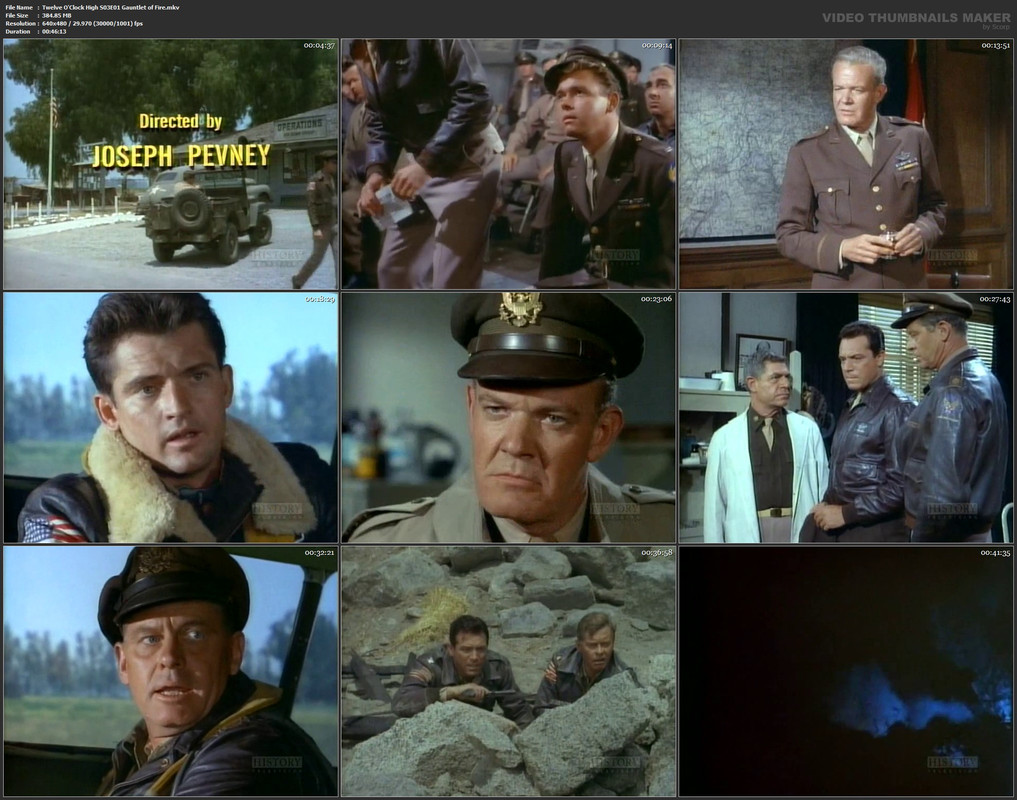 Twelve O'Clock High S03E01 Gauntlet of Fire.mkv