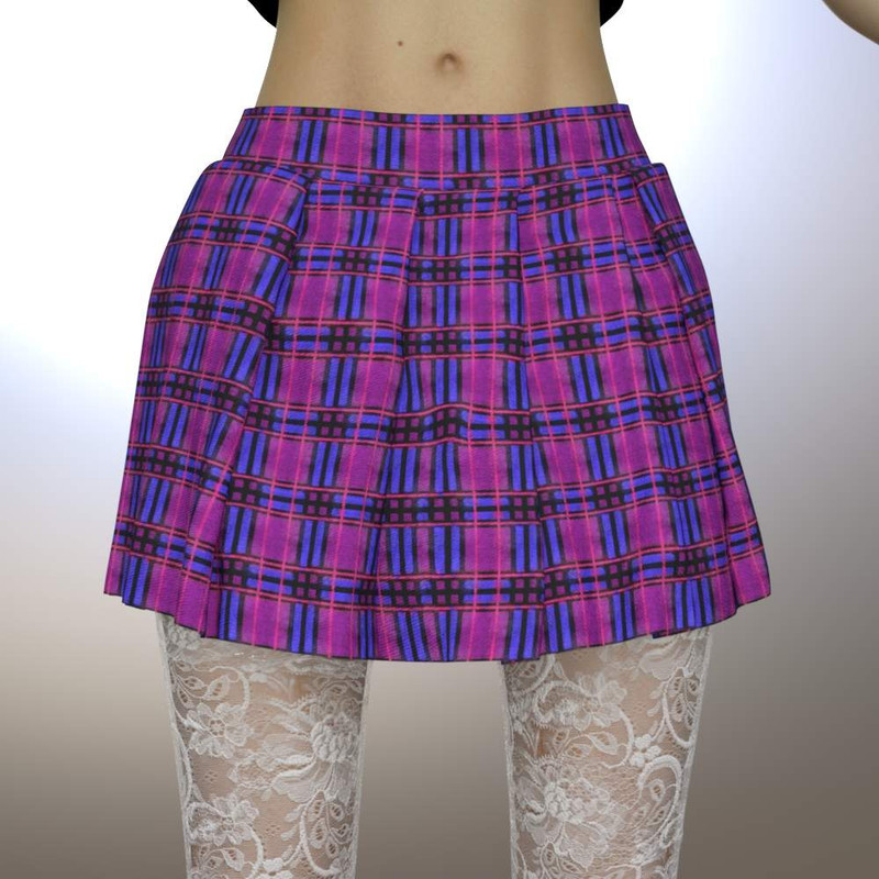 pink skirt fr genesis 8 female